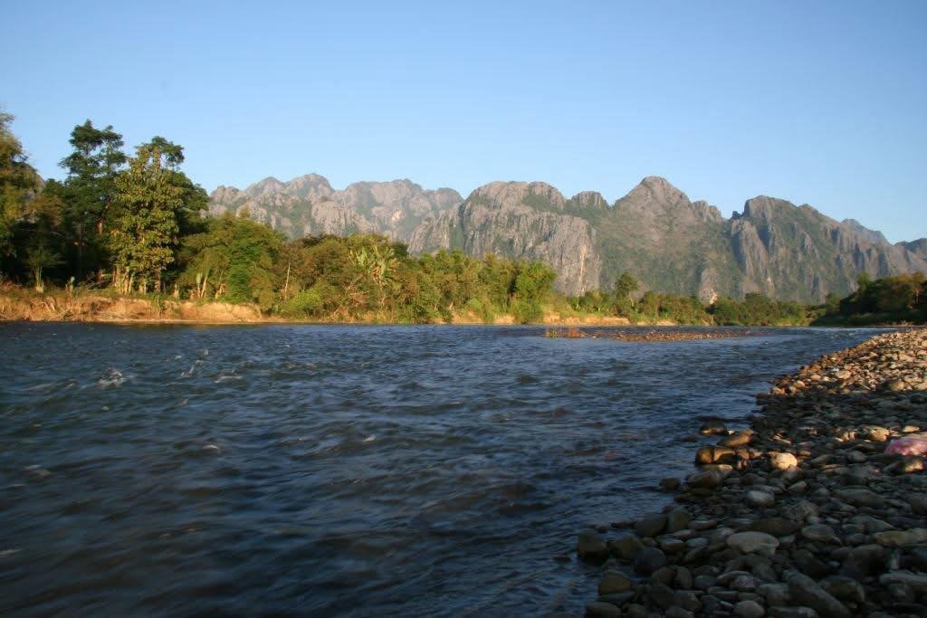 Nam Song River Vangvieng